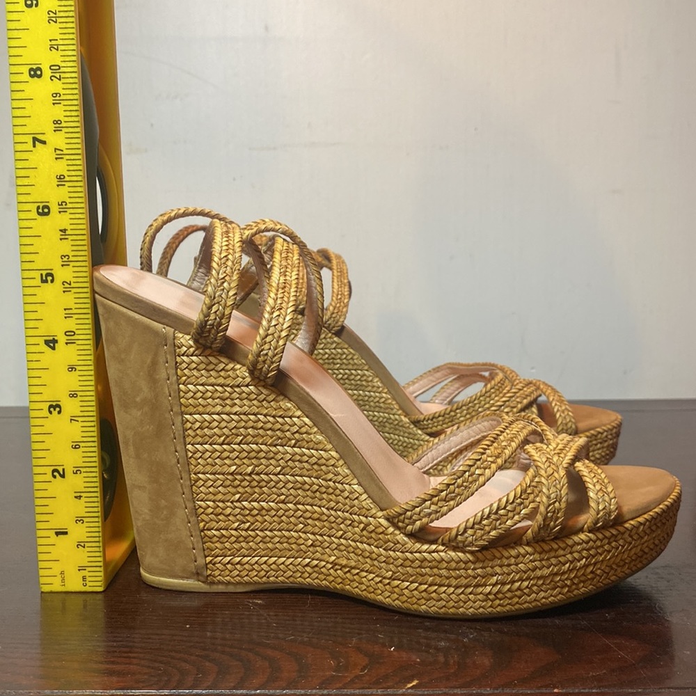 Stuart Weitzman ~ Strappy Wedges Size 10 - image 5